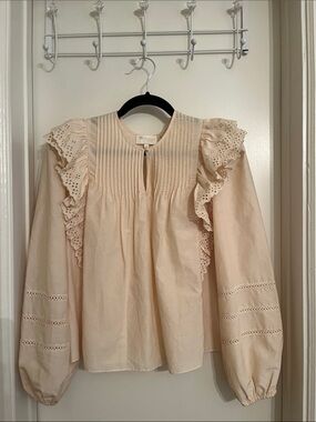 The Westside Stella Starlight Eyelet Top Size XS